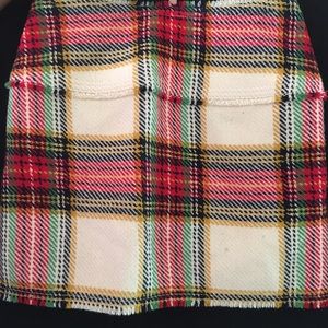 J. Crew Plaid Miniskirt